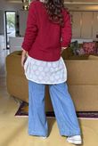 Made in Italy Conrad Body Skim Knit Jumper Bordeaux